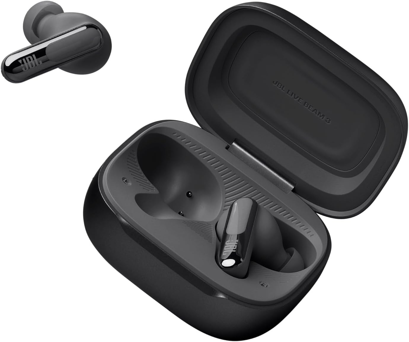 JBL Live Beam 3 True Wireless Earbuds with Screen | Black JBL Live Beam 3 True Wireless Earbuds with Screen | Black